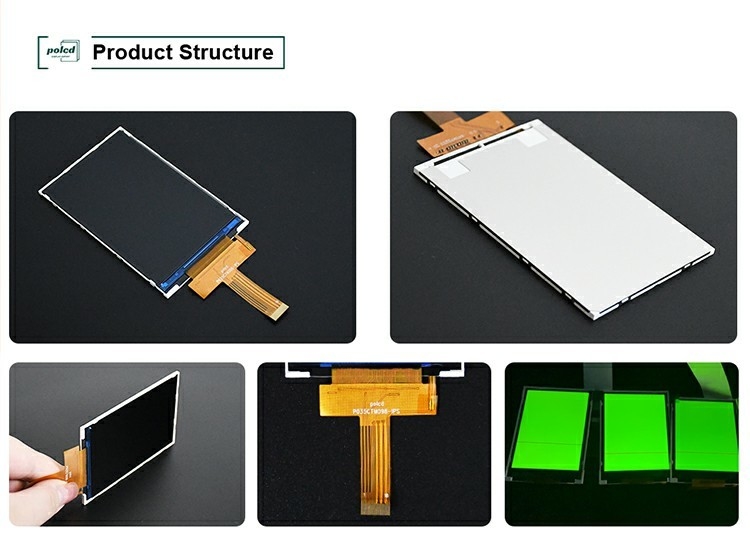 Polcd 3.5 Inch 320x480 Çözüm 350nits Mipi Arayüz ili9488 IC Dikey Tip 3.5' 'TFT LCD Ekran Modülü