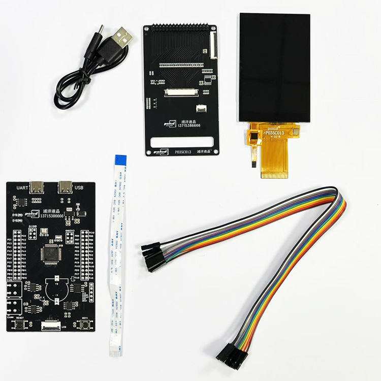 Polcd 3.5 inç TFT Ekran ODM Devre Kartı Üreticisi USB Mobil Şarj Cihazı PCBA Devre PCB Montaj Kartı