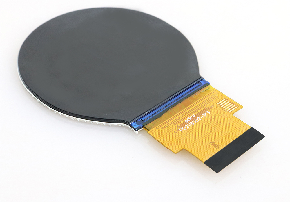 Polcd Özel 2.1 İnç IPS TFT Yuvarlak LCD Ekran Modülü SPI RGB Arayüzü ile