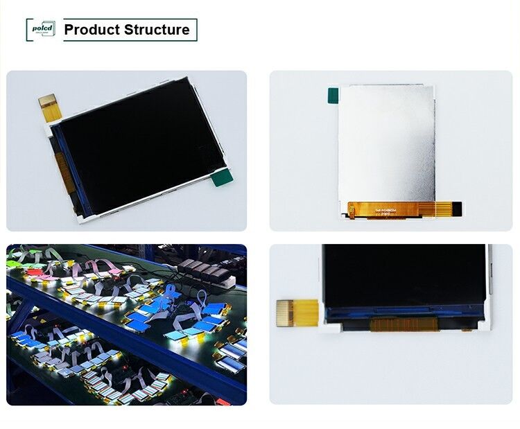 Polcd 2.8'' Custom Qvga 240x320 Color TFT Panel Display 4wire SPI interface IPS LCD Screen