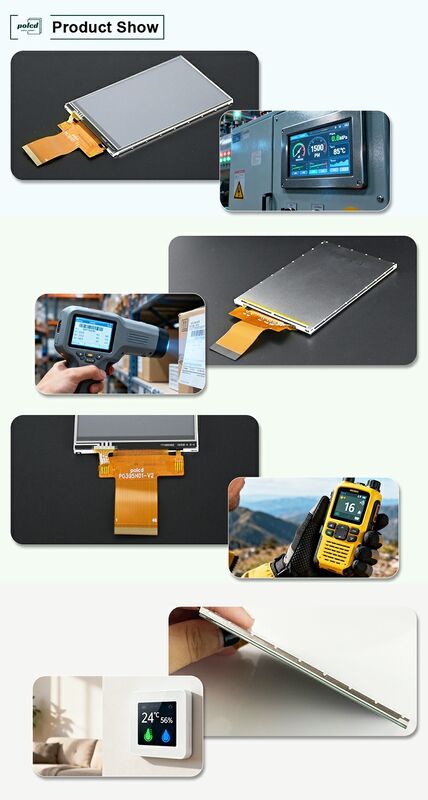 Polcd 3.95 Inch 320*480 LCD Ekranı RGB Arayüzü ILI9488 40pin TFT Transmissive LCD Modülü