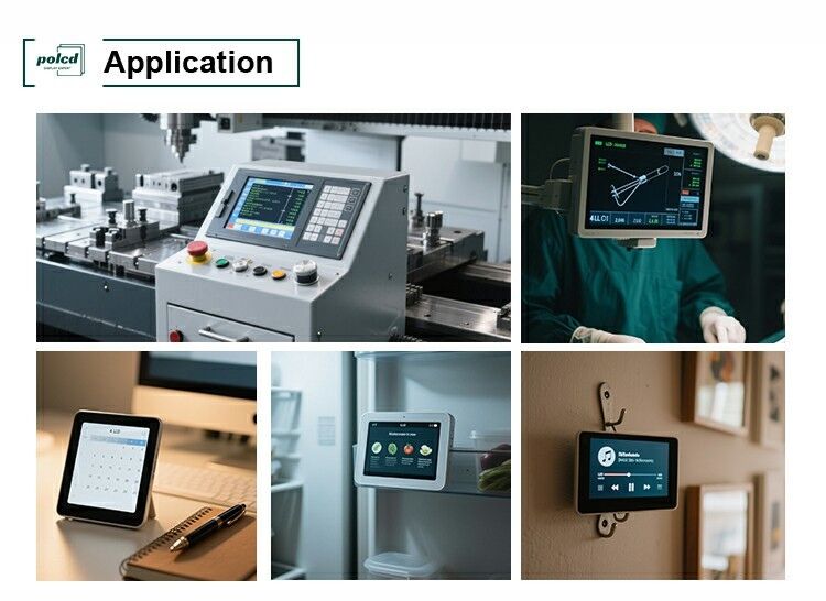 Polcd 4 inç LCD Panel 480*480 IPS LCD Ekran Yüksek Parlaklık RGB Arayüzü TFT LCD Modülü