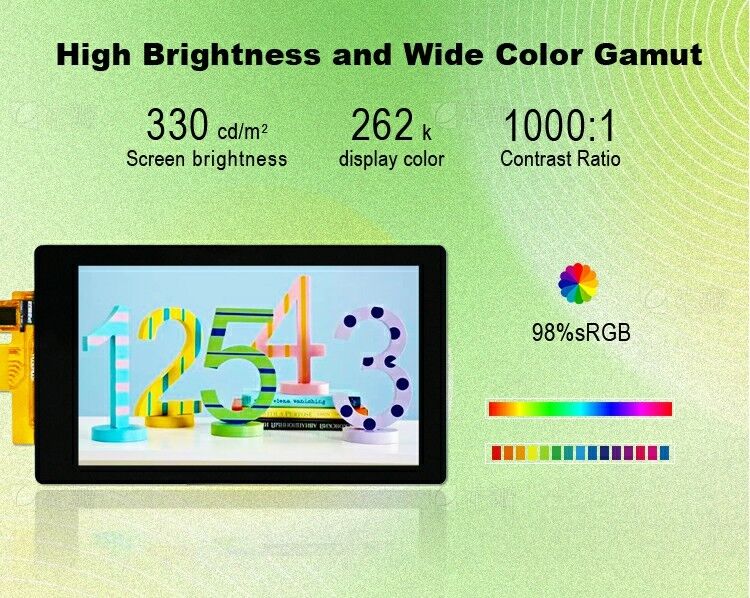 Polcd 5 inç TFT LCD Modülü 720 * 1280 IPS Görünüm Köşe Kapasitatif Dokunmatik Panel LCD Ekranı