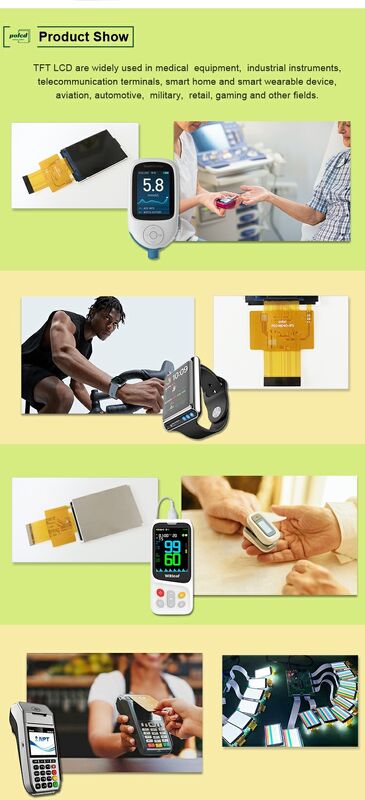 Polcd 2.4 Inch MCU Arayüzü TFT Ekran Sürücüsü IC ST7789V2 240x320 Çözünürlük 2.4 inç TFT LCD Modülleri