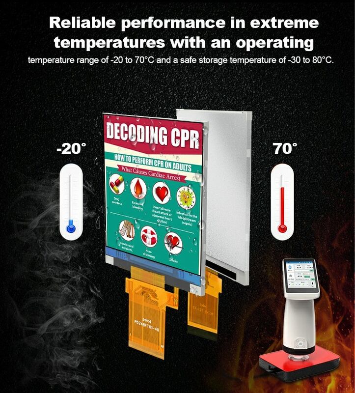 Polcd Custom 2.4 Inch 20 Pin Tft Lcd 240x320 Transflective Color Screen with ST7789T3 Lcd Display