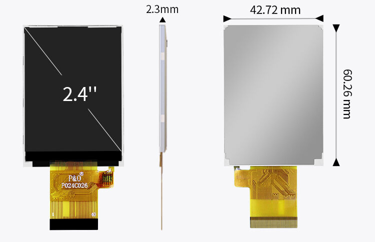 Polcd ST7789V 2.4 Inch Tft Display 12 0'CLOCK 240x320 tft LCD Panel Ekranı