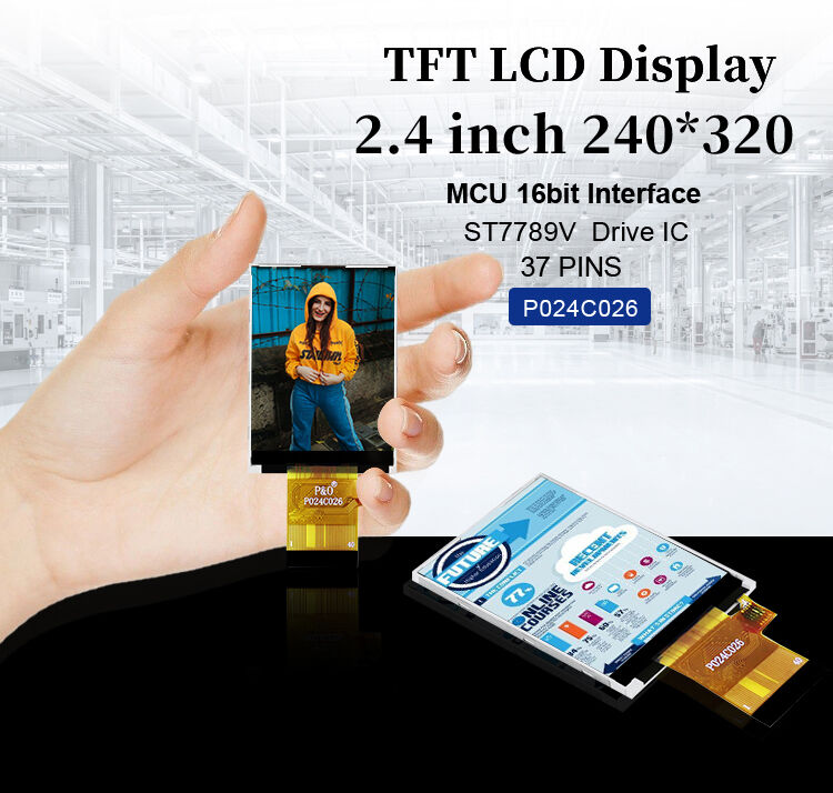 Polcd ST7789V 2.4 Inch Tft Display 12 0'CLOCK 240x320 tft LCD Panel Ekranı