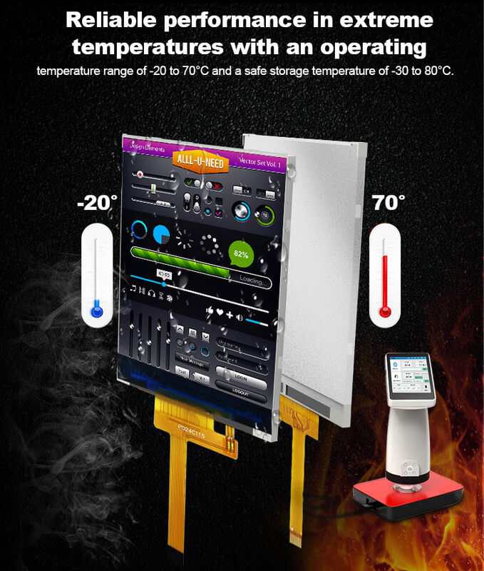 Polcd 260 Nit HD TFT Ekran 240X320 4 Kablo SPI arayüzü 2.4 Inch Tft LCD