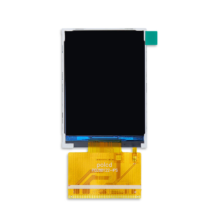 Polcd Small 2,8 inç 240x320 QVGA Yüksek Parlaklık 300nit SPI arayüzü IPS TFT ekran
