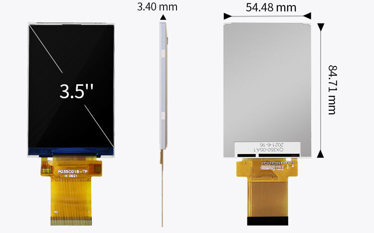 Polcd 300 Nit 3,5 İnç Kapasitif Dokunmatik Ekran ILI9488 Dokunmatik Ekran TFT LCD