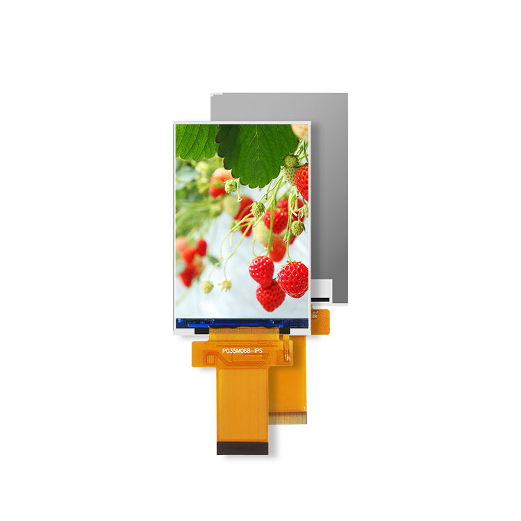 Polcd Özel 3.5 inç LCD Ekran Paneli RGB arayüzü 320*480 IPS Dokunmatik Ekran 3.5