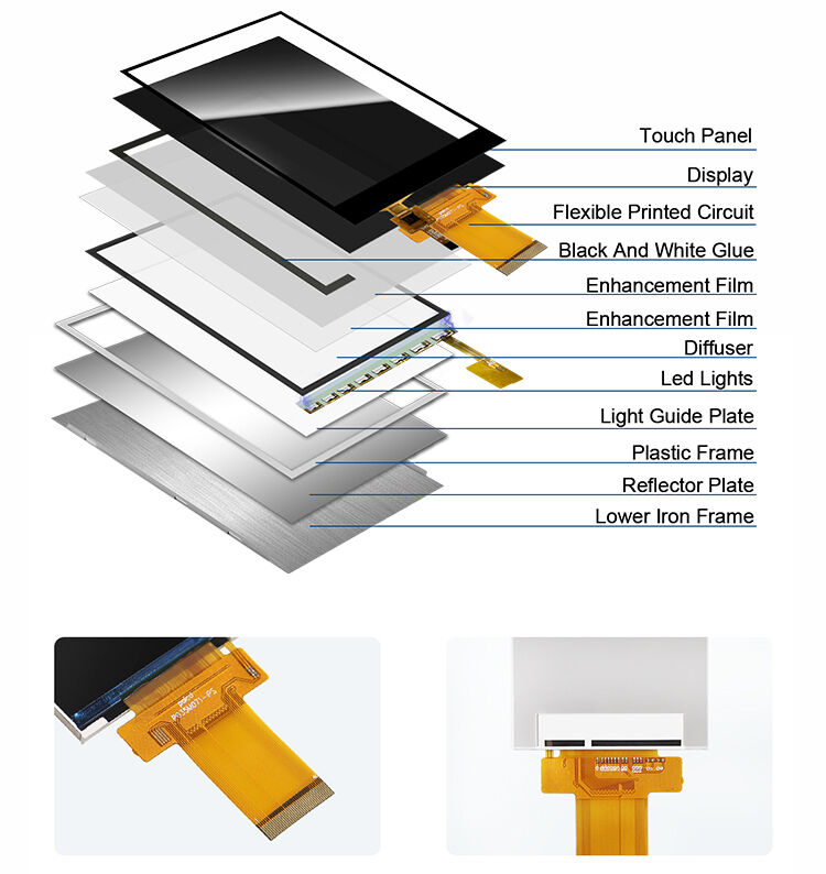 Polcd 3.5 Inch LCD Modülü 320X480 piksel IPS Ekranı ILI9488 SPI MCU arayüzü TFT Ekranı