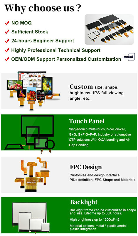 Polcd Toptan 2.4 inç Sıvı Kristal Ekran 240x320 QVGA ST7789V2 SPI LCD Ekran Modülleri
