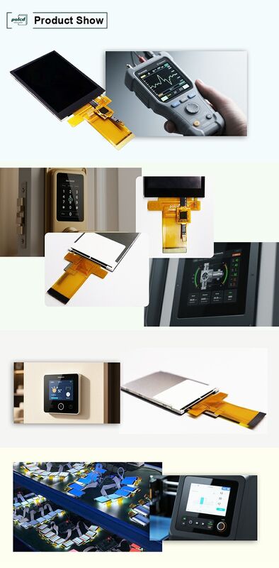 Polcd Özel Endüstriyel 2,8 İnç RGB Ekran Paneli Dokunmatik Ekranlı Su Geçirmez Kapasitif TFT LCD Modüller