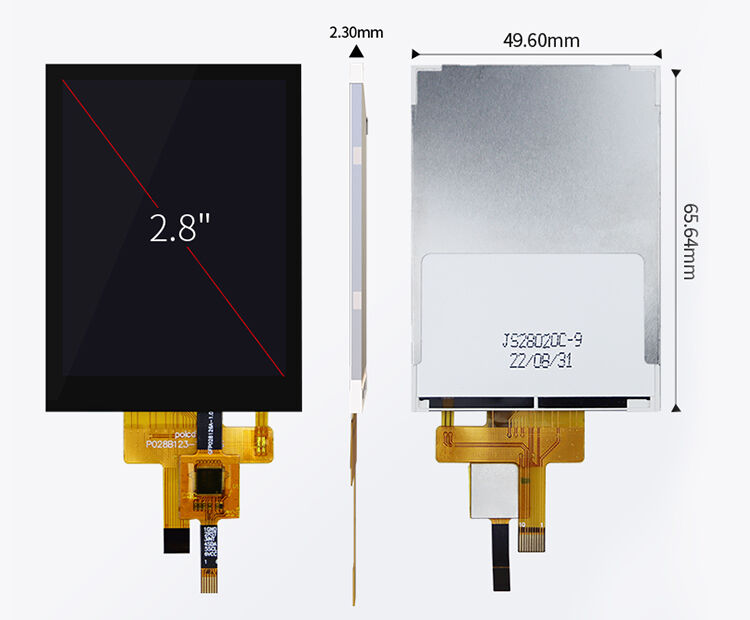 Polcd Özel SPI arayüzü 2.8 inç 240x320 Kapasitatif Dokunmatik Ekran ST7789 Sürücü TFT LCD Ekranı
