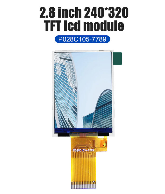 Polcd 2.8 inç Mikro ekran Yüksek Kalite Tft Ekran 16 Bit MCU SPI Arayüz Akıllı LCD Modülü