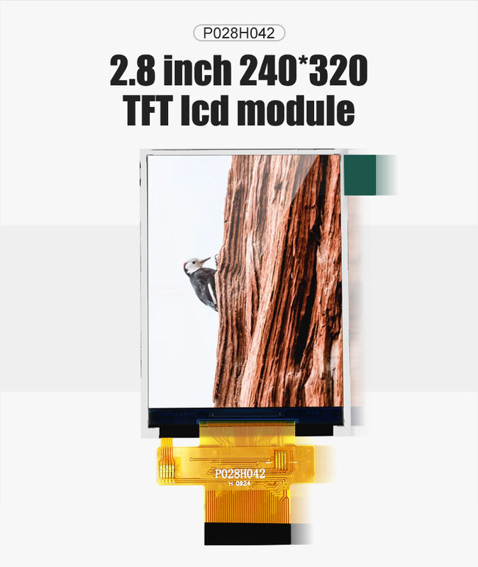 Polcd 2.8 inç LCD Ekran Paneli 240 * 320 MCU SPI arayüzü ILI9341V TFT LCD Modülü Ekranı