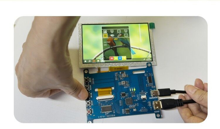 Polcd 4.3 5 Inch Evrensel LCD Sürücü Kartı HD-MI TFT LCD Ekran Modülü için USB Kontrolör Kartı RTD2281