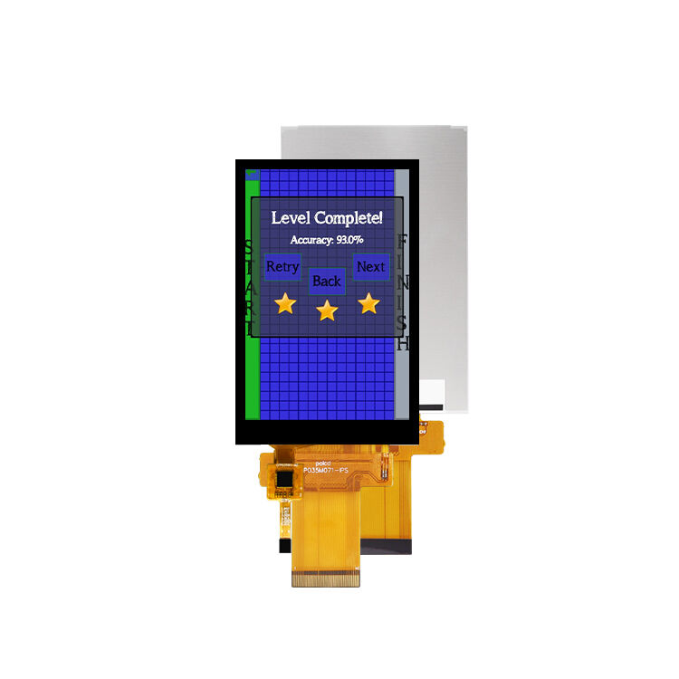 Polcd ILI9488 Sürücü 320x480 3,5 inç SPI Kapasitatif Dokunmatik LCD IPS TFT Elektronik Ürünler için Ekran
