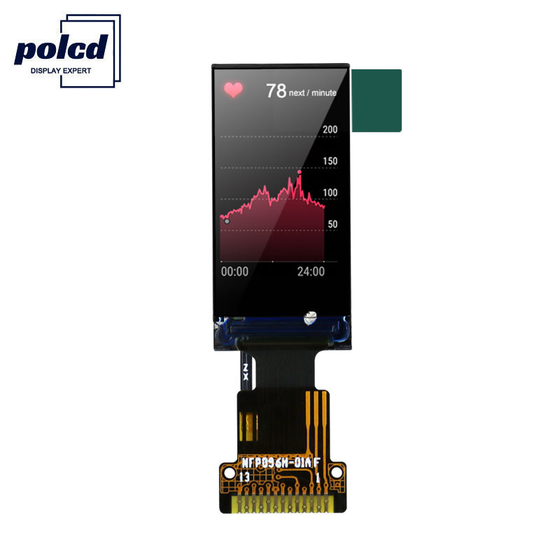 Polcd 80x160 Piksel 0.96 Tft Ekran 1.5mm TFT LCD Modül 400 Nit