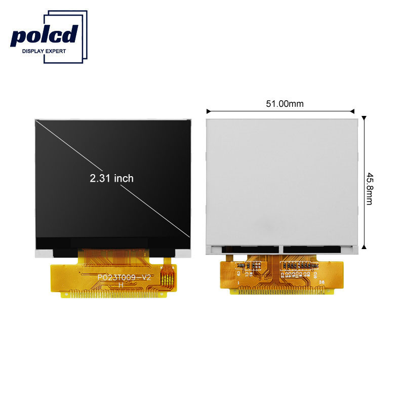 Polcd ILI9342C 2.31 İnç Lcd 8080 MCU 16 Bit 320x240 Lcd Ekran 300 Nit