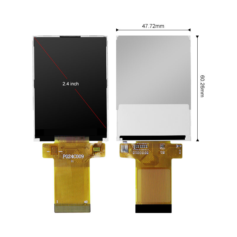 Polcd 350 Nit 16 Bit Tft Lcd Ekran ILI9341V 2.4 İnç Dokunmatik Ekran