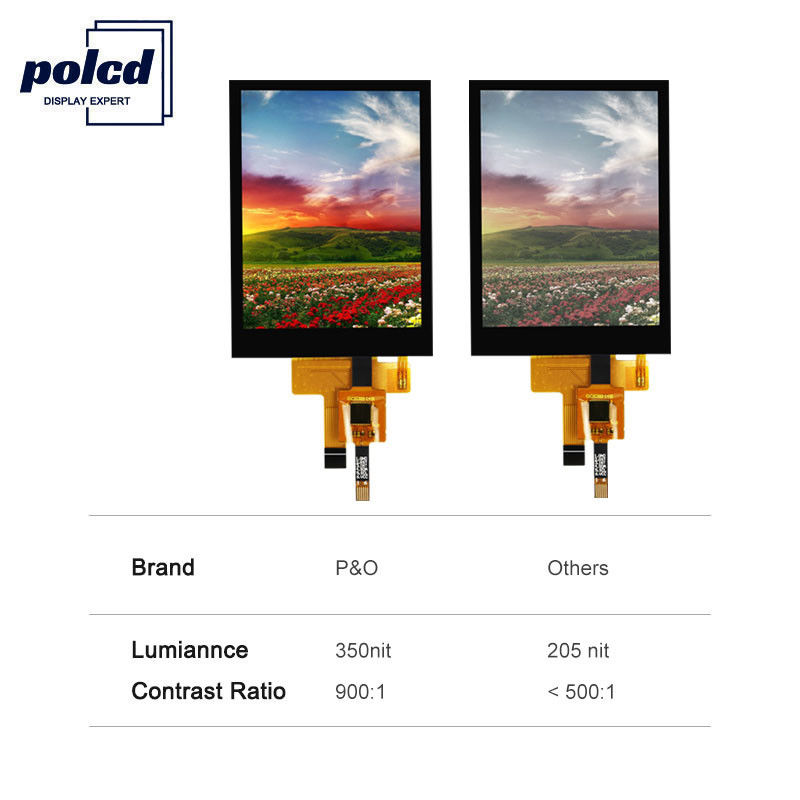 Polcd 12 0'CLOCK Görüş Açısı LCD Dokunmatik Panel 240X320 2.8 Tft Shield Raspberry Pi