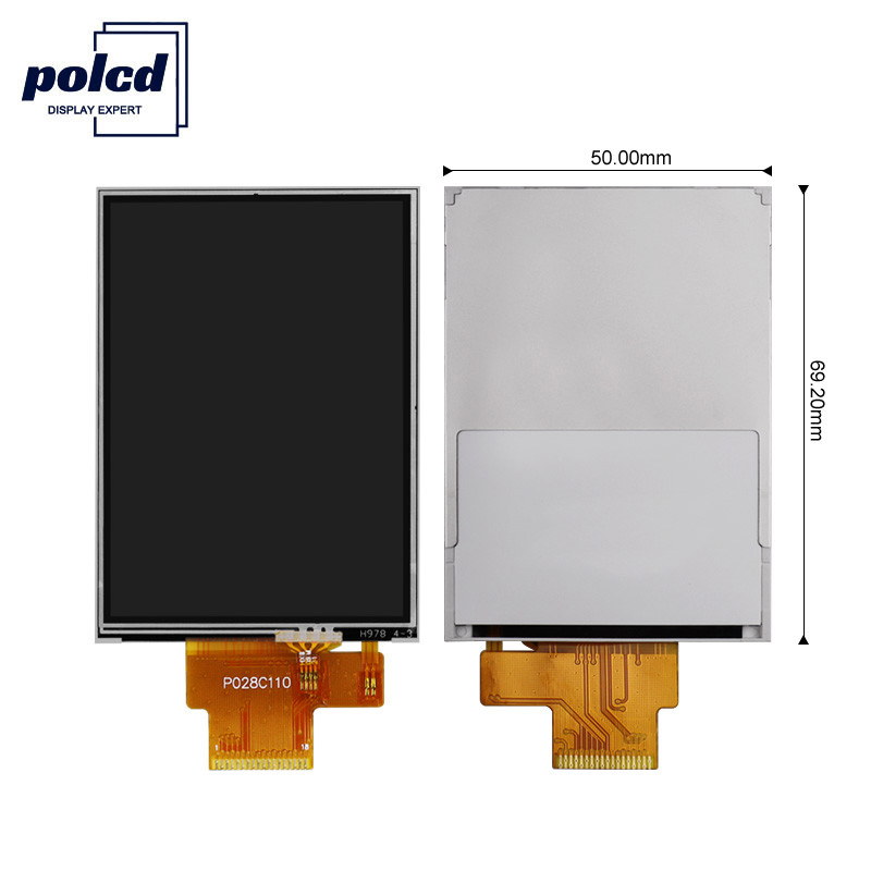 Polcd 4 Telli SPI 2.8 Lcd Modülü RoHS 240X320 TFT Dirençli Dokunmatik Ekran