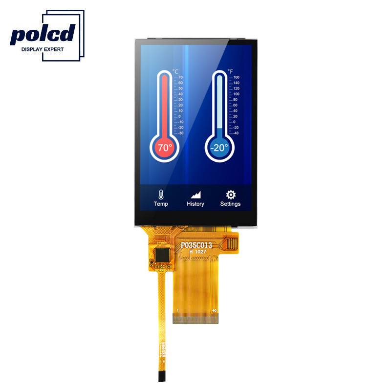 Polcd 450 Nit 3.5 Tft Ekran 16 Bit 320X 480 LCD Dokunmatik Panel RoHS
