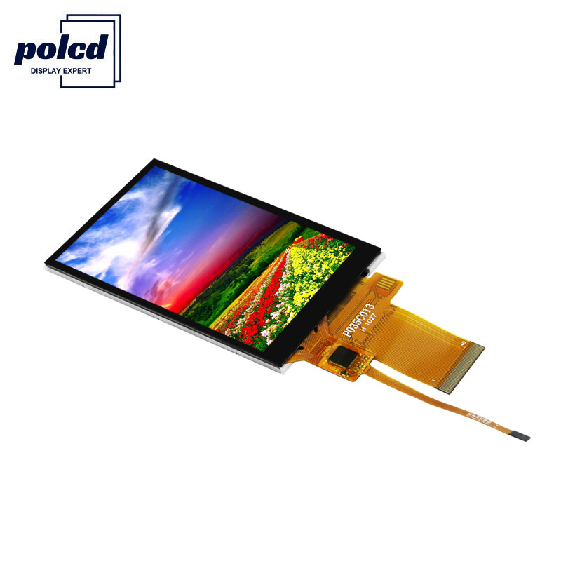 Polcd 450 Parlaklık Tft Kapasitif 8080 MCU 3.5 İnç Tft Lcd Dokunmatik Ekran