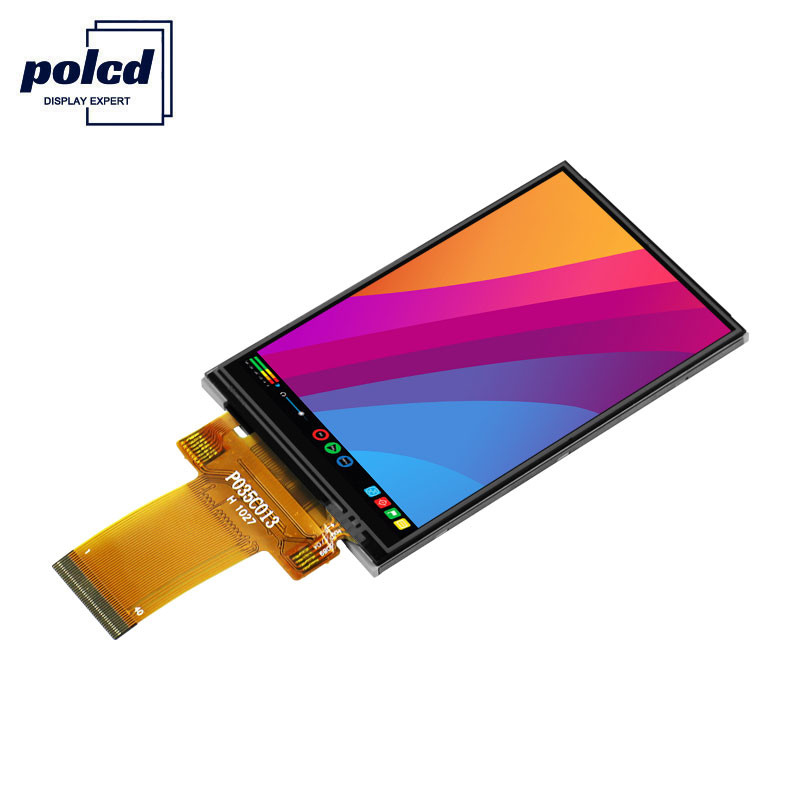 Polcd 8080 MCU 320X480 Lcd 3.5 İnç 450 Nit TFT Dokunmatik Ekran 12 0'SAAT