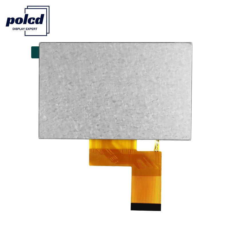 Polcd 24 Bit RGB Lcd 4.3 İnç 800x480 TFT LCD Ekran 53.86mm Endüstriyel
