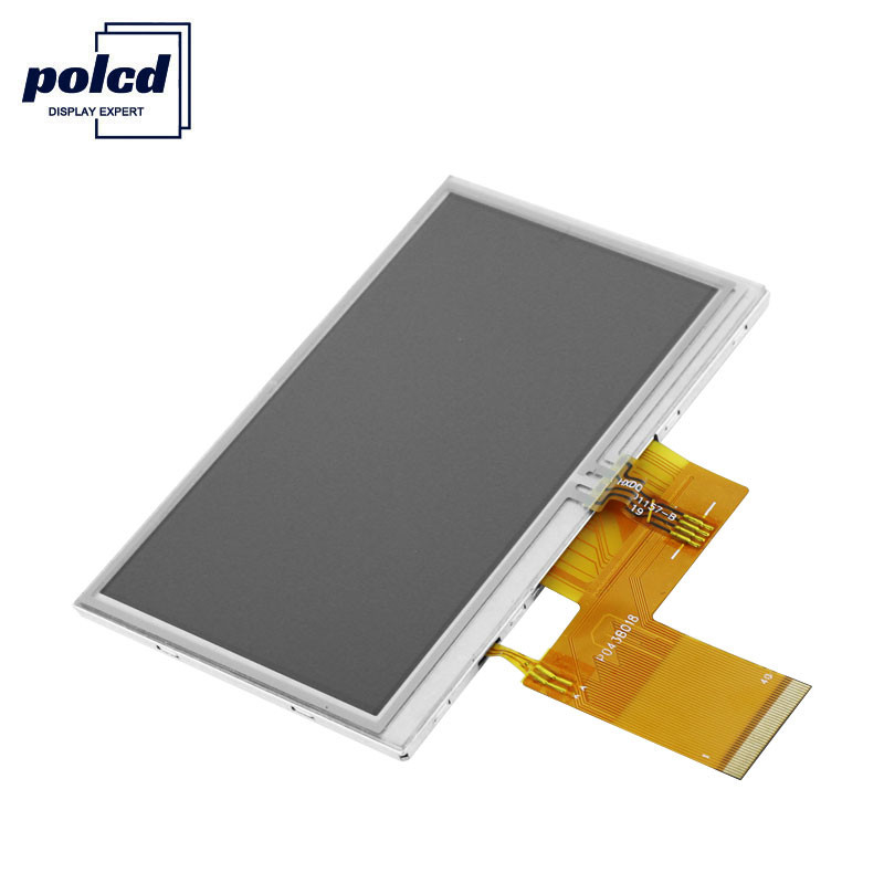 Polcd RGB 24 Bit 4.3 İnç Tft Ekran 300 Nit Tft Kapasitif Dokunmatik Ekran