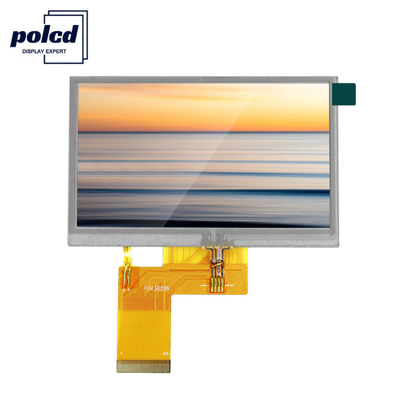 Polcd ST7262E43 4.3 İnç Hdmi Lcd 800x480 Dokunmatik Ekran Paneli RGB 24 Bit
