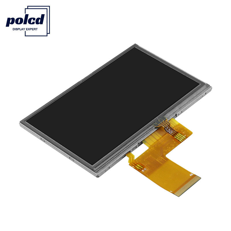 Polcd RGB 24 Bit 4.3 İnç Tft Lcd Ekran 480x272 Endüstriyel Dokunmatik Ekran