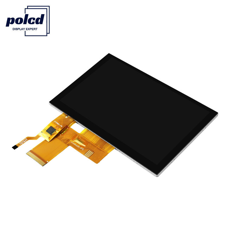 Polcd Çözünürlük 800X480 5 İnç Tft Ekran RGB 24 Bit Ips Dokunmatik Panel