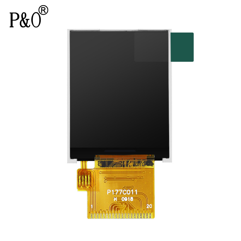 Polcd Çözünürlük 128 * 160 1.77 Tft Lcd ST7735S Ticari için TFT LCD Ekran