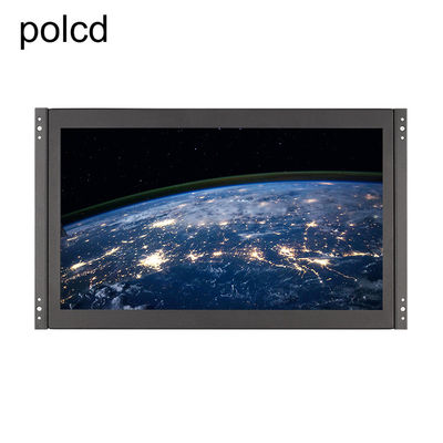 Polcd Metal Duvara Monte Gömülü 15.6 İnç LCD Monitör Endüstriyel IPS HDMI VGA Bağlantı Noktası