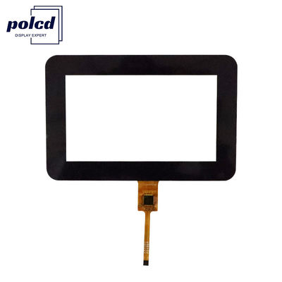 IIC Polcd LCD dokunmatik panel özelleştirilmiş 4.3 inç kare yüksek hassasiyetli G + G Ctp