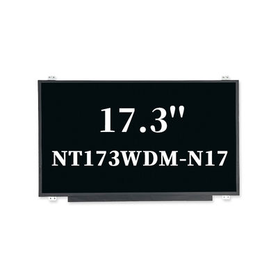 17.3 inç Tft Lcm Modülü Orijinal NT173WDM-N17 30pin 220 Nit 1600x900 EDP LED dizüstü bilgisayar ekranı