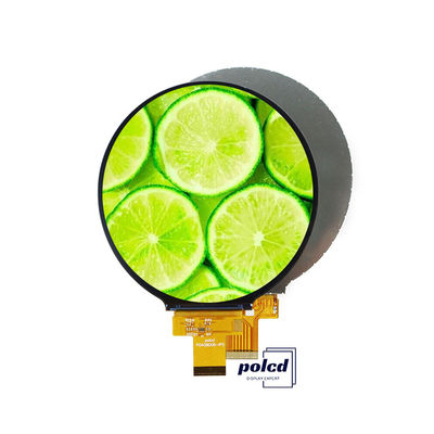 Polcd 4 '' LCD Modülü 720*720 ST7703 IPS 300 Parlaklık MIPI Daire 4 inç Yuvarlak TFT Ekran Paneli