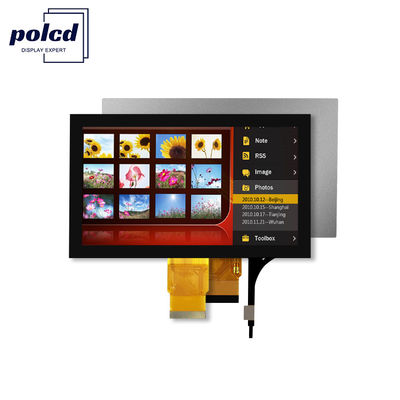 Polcd 7' Tft LCD Panel 800x480 Kapasitatif Dokunmatik Ekran RGB arayüzü 7 inç LCD Modülü Ekranı