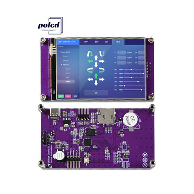 Polcd 3.5 Inch Serial Port Komut Ekranı LCD Modülleri TFT Ekran HMI Dokunmatik Ekranı