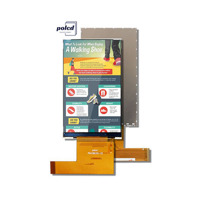 Polcd 4.3 inç TFT LCD Yüksek çözünürlüklü 480x800 RGB arayüzü IPS Dikey Ekran 4.3 