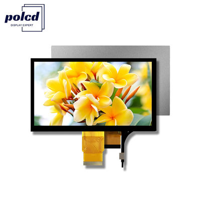 Polcd 7 inç Orta Boyutlu LCD Modülü 800*480 Yüksek Parlaklık Kapasitatif Dokunmatik TFT Ekranı