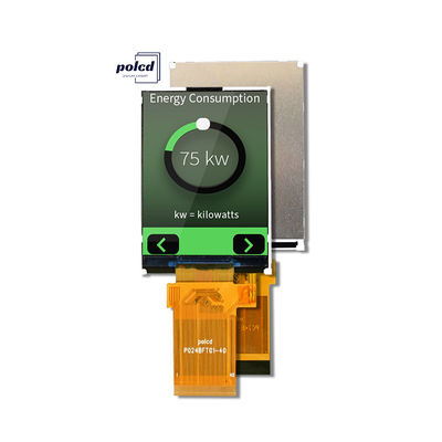 Polcd Tam Renkli LCD Ekran Transflektif 2.4 inçlik TFT SPI MCU 20 pin Qvga 240x320 TFT LCD