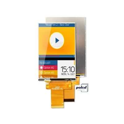 Polcd Özel 3.95 inç 320x480 Ips Tft LCD RGB arayüzü Dokunmatik Sıvı Kristal Ekran Modülü
