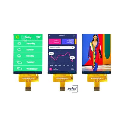 Polcd Fabrikası 2 İnç LCD Modül 240x320 260cd/m2 Parlaklık ST7789V sürücü entegresi TFT Ekran