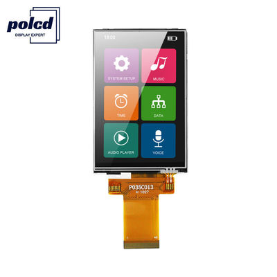 Polcd 8080 MCU 320X480 Lcd 3.5 İnç 450 Nit TFT Dokunmatik Ekran 12 0'SAAT