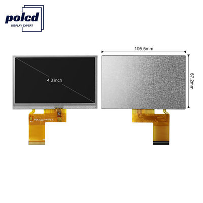 Polcd 4.3 İnç 480x272 Tft Lcd Ekran RGB 24 Bit Dokunmatik Ekran Lcd Ekran